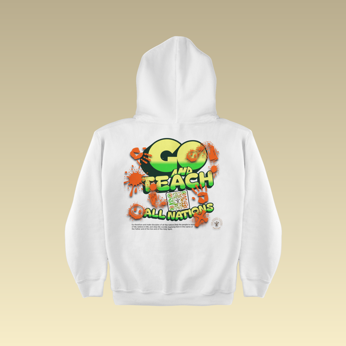 Go and Teach All Nations QR-Coded Hoodie
