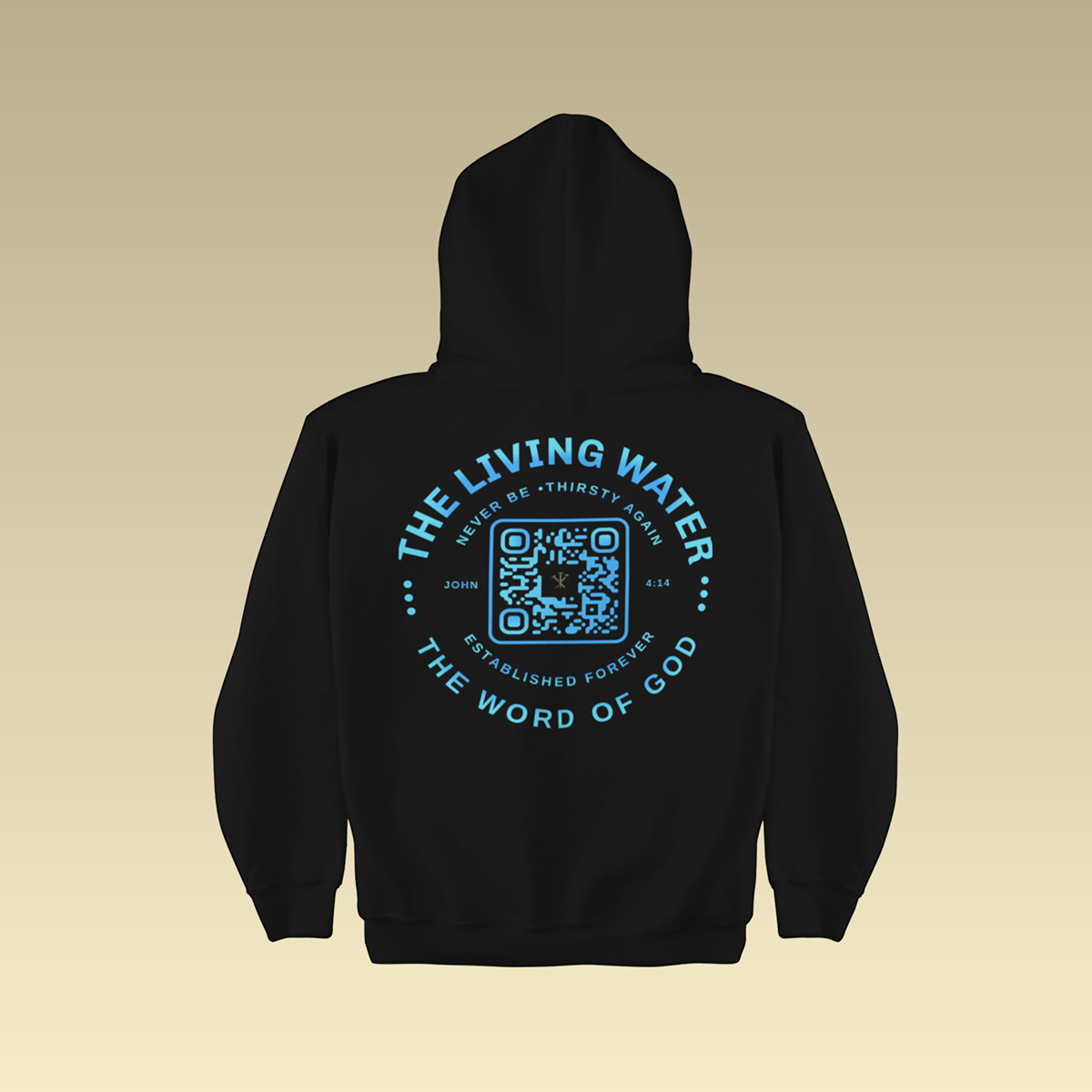 Never Thirst Again QR-Coded Hoodie
