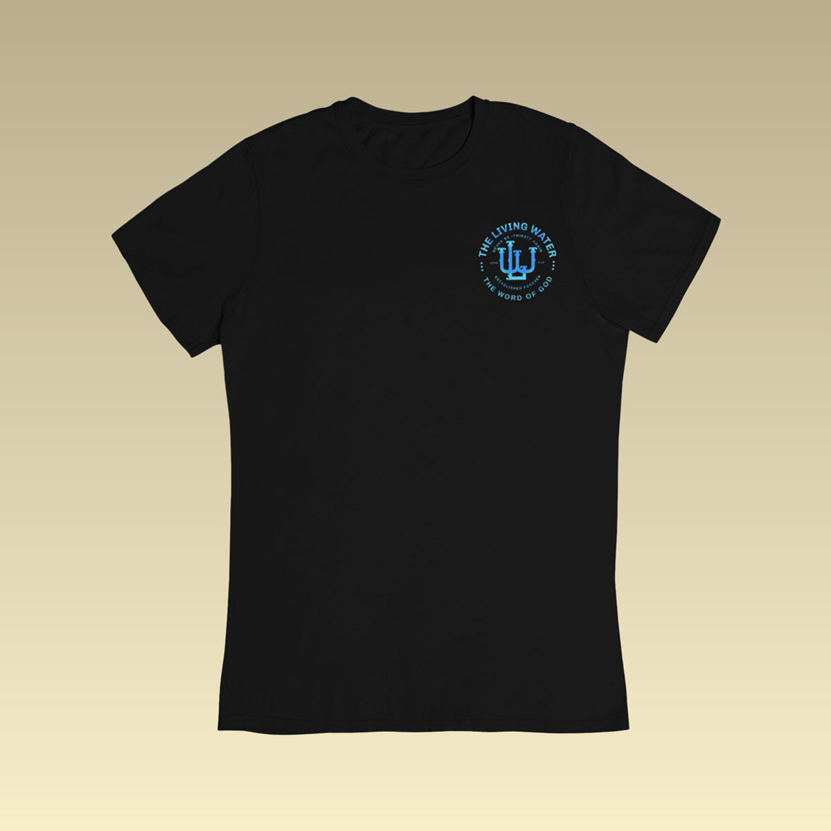 Never Thirst Again QR-Coded T-Shirt