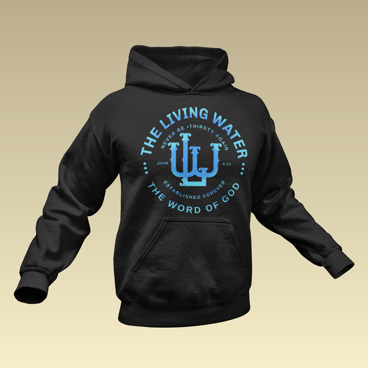 Never Thirst Again QR-Coded Hoodie
