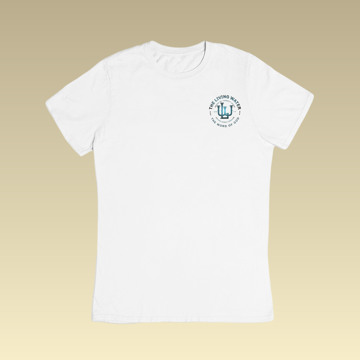 Never Thirst Again QR-Coded T-Shirt