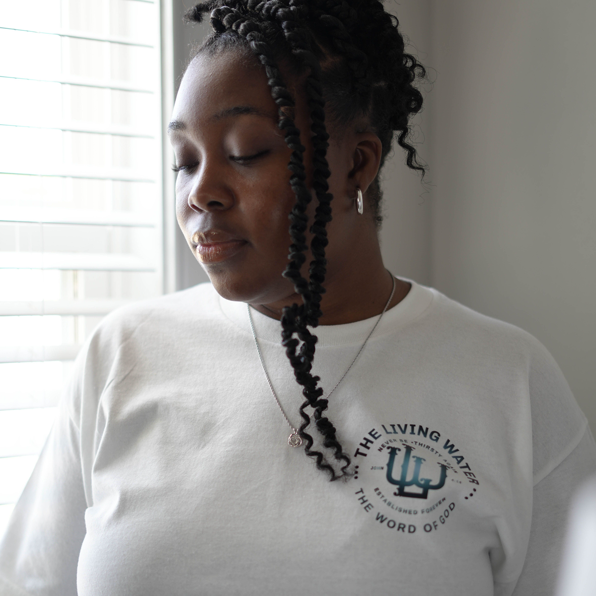 Never Thirst Again QR-Coded T-Shirt