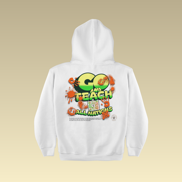 Go and Teach All Nations QR-Coded Hoodie