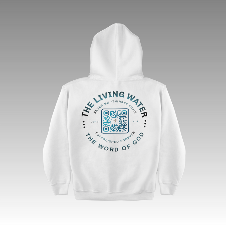 Never Thirst Again QR-Coded Hoodie