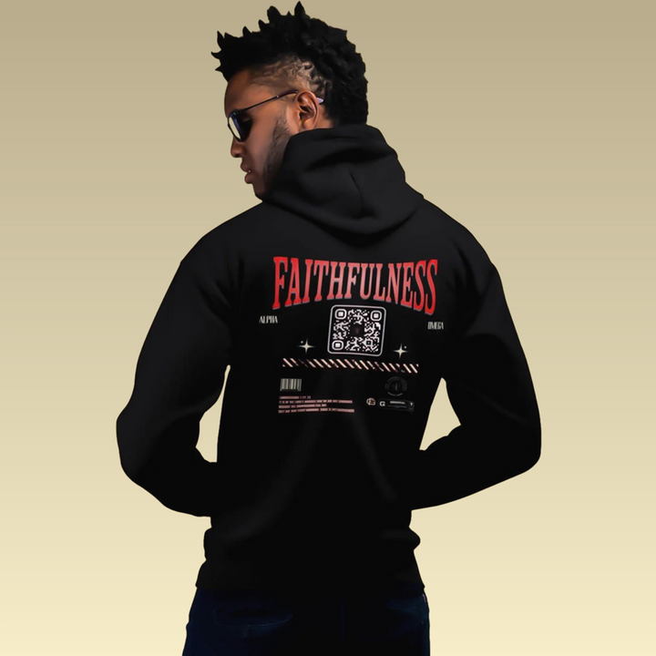 Lamentations 3 - Faithfulness QR-Coded Hoodie