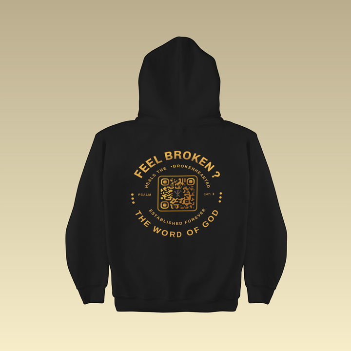 Psalm 147:3 - The Lord Heals QR-Coded Hoodie