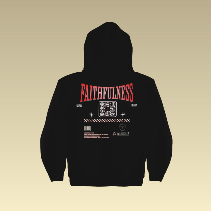 Lamentations 3 - Faithfulness QR-Coded Hoodie