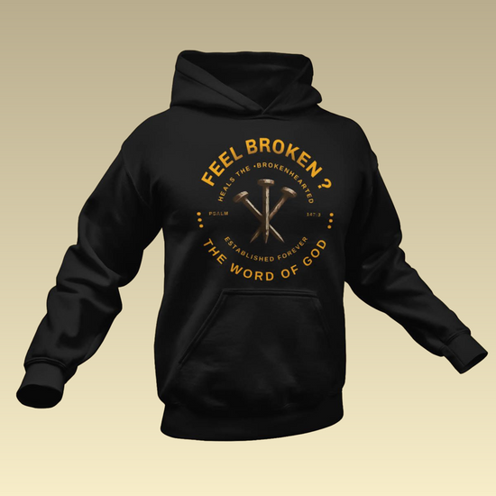 Psalm 147:3 - The Lord Heals QR-Coded Hoodie