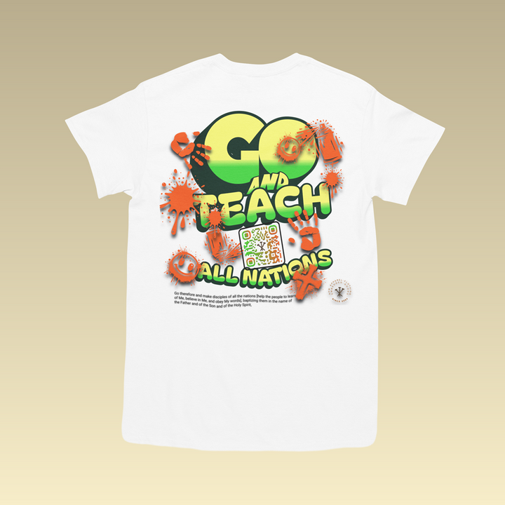 Go and Teach All Nations QR-Coded T-Shirt