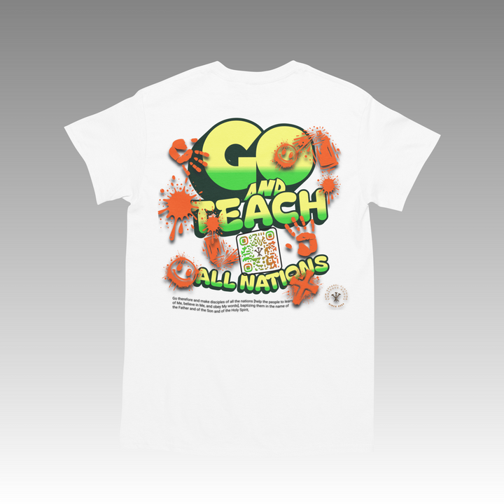 Go and Teach All Nations QR-Coded T-Shirt