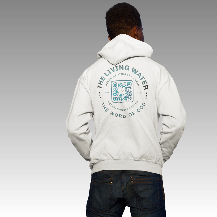 Never Thirst Again QR-Coded Hoodie