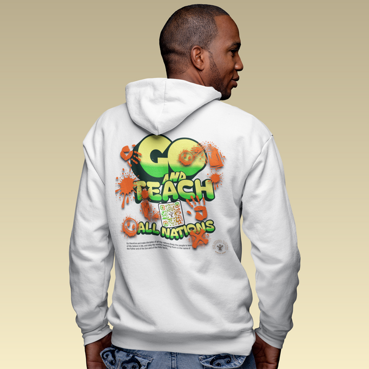 Go and Teach All Nations QR-Coded Hoodie